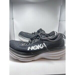Hoka One One Women's Bondi 8 1127952 BWHT Black w/White Running Shoes Size 9.5 B